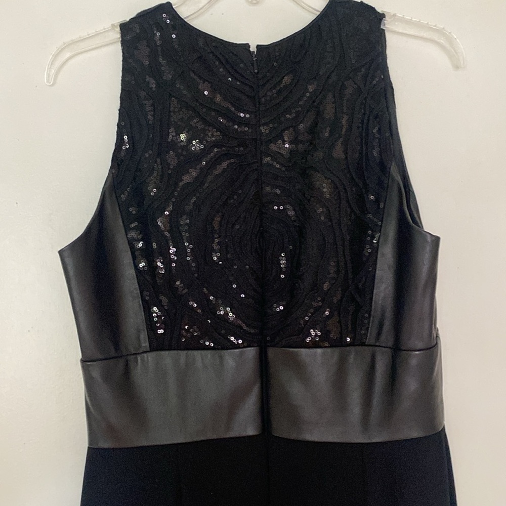 Formal black gown in size 10.
